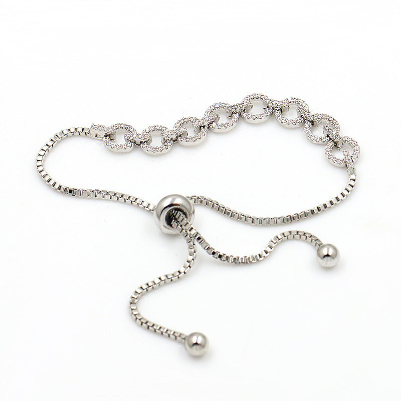 Simple Personality Bracelet Women Zircon Pull-Out Bracelet Simple Personality Bracelet Women Zircon Pull-Out Bracelet